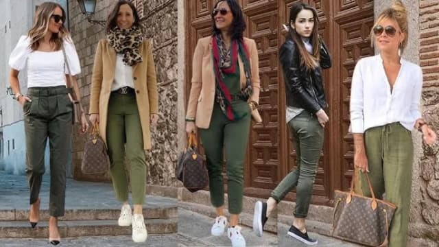 Cómo combinar un pantalón verde militar para un look sorprendente Cómo combinar un pantalón verde militar para un look sorprendente